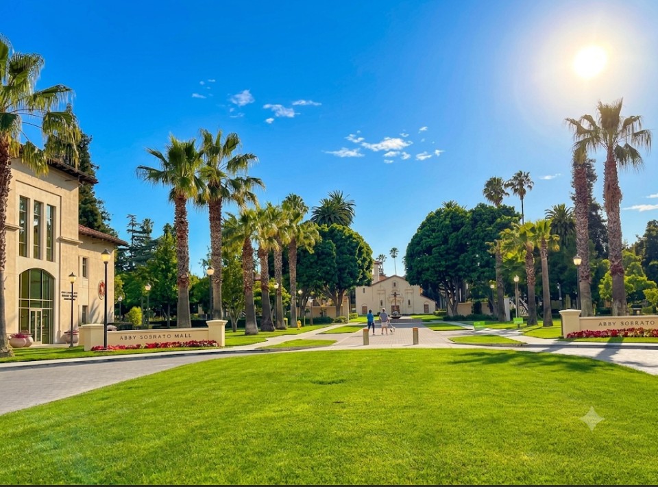 Abby Sobrato Mall at Santa Clara University